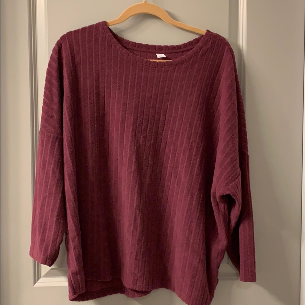 Purple sweater